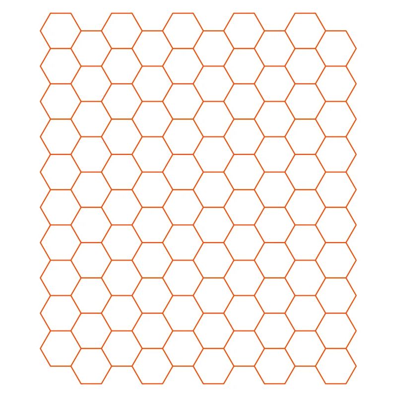 Futuristic Hexagon Pattern Design
