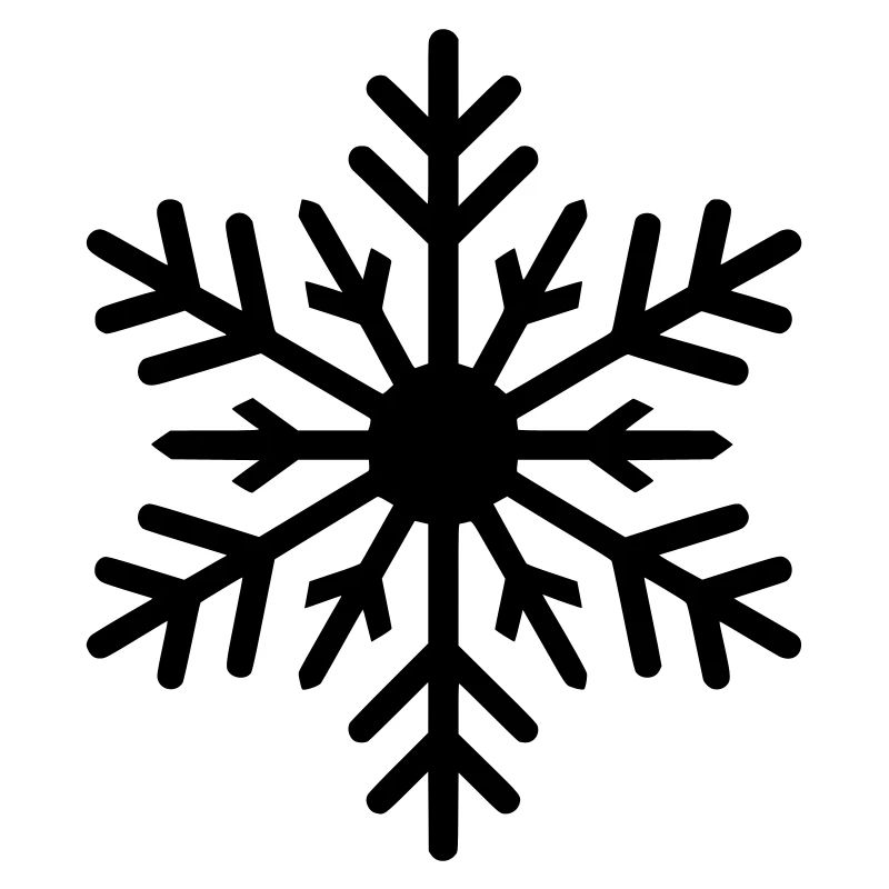 Schneeflocke, Eiskristall, Farbe variabel