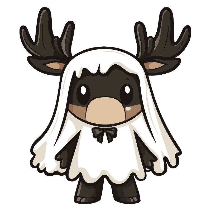 Elch Halloween Geist