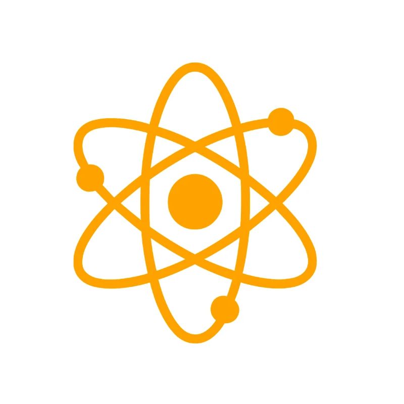 Proton Positive Thinking Atom Graphic