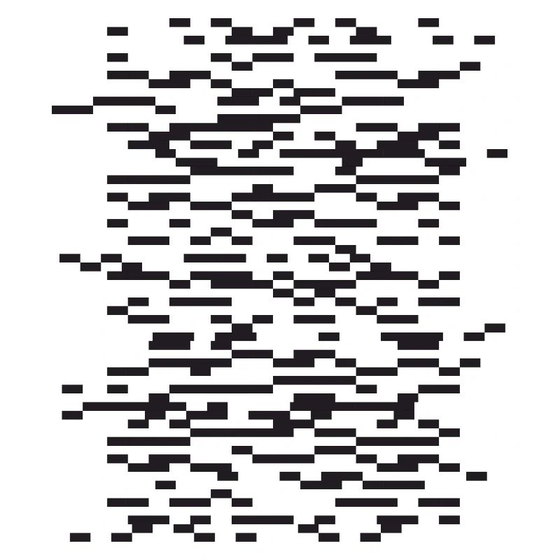 Glitch Stripe Nuit Abstraite
