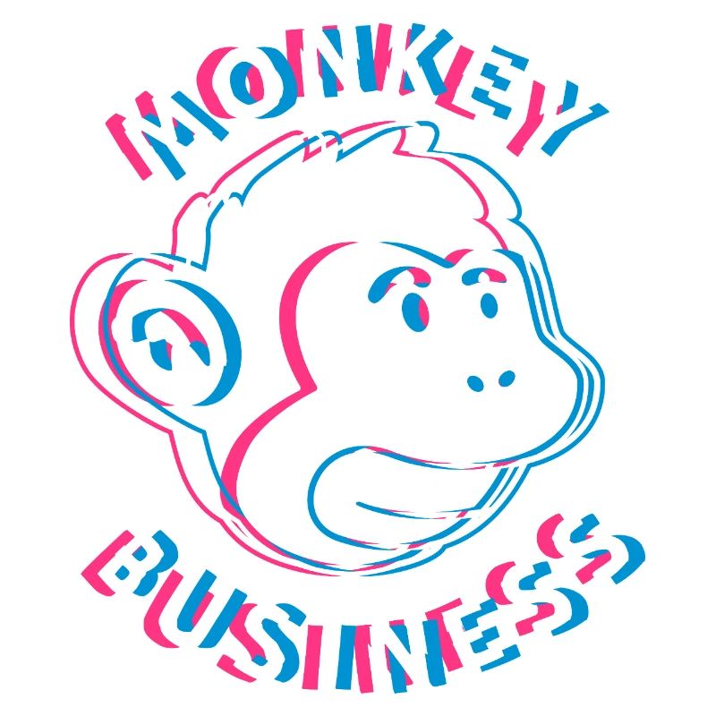 Monkey Business 3D - Art urbain graffiti Affe