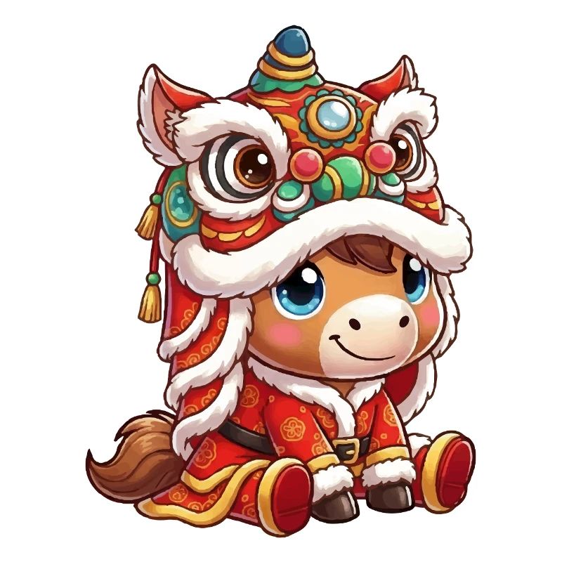 Chinesisches Neujahr Pferd 2026