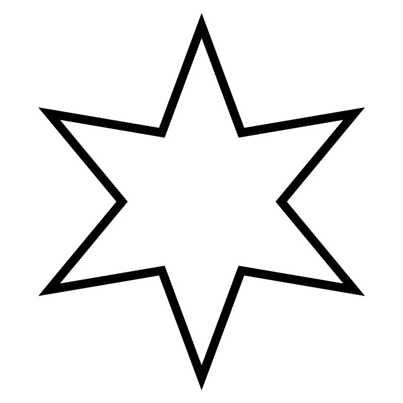 Six-pointed star - six-pointed star