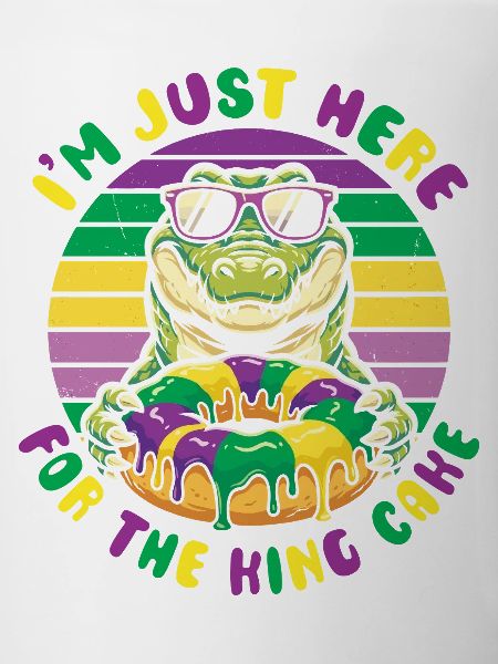 King Cake Mardi Gras Aligator