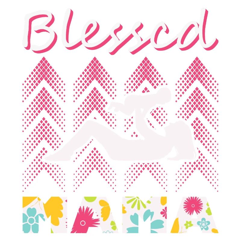 Grateful Mama Floral Flower Muttertags-Shirt