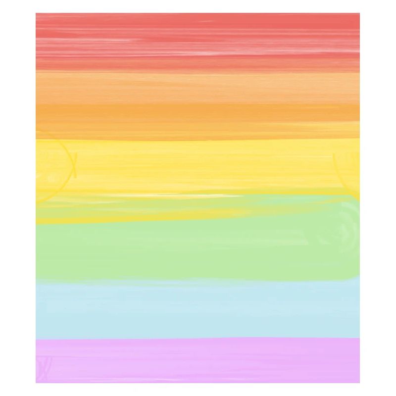 Pastel Rainbow Gradient LGBTQ Pride