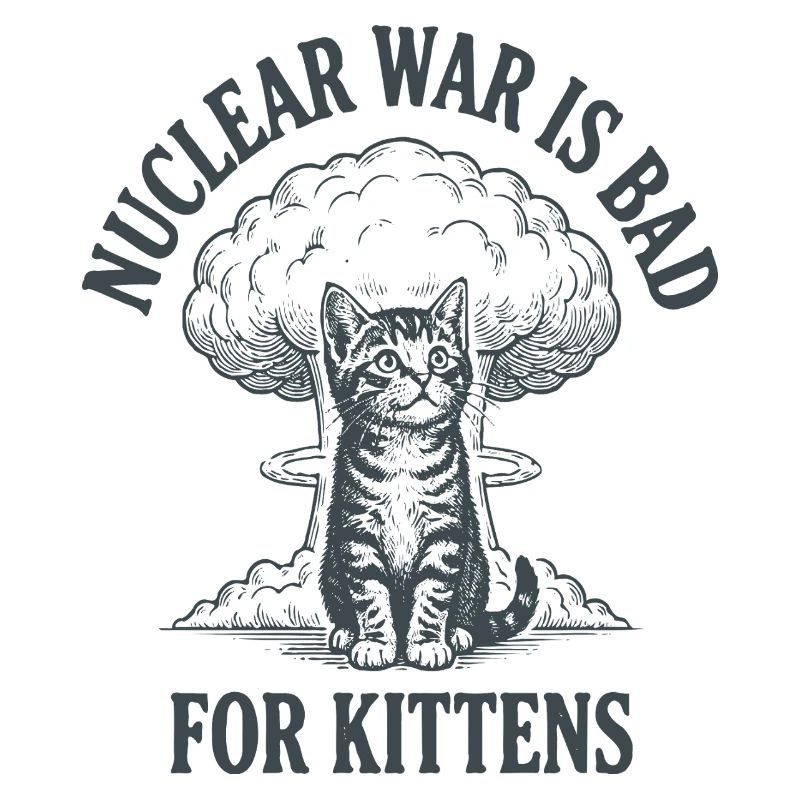 Kätzchen gegen Atomkrieg