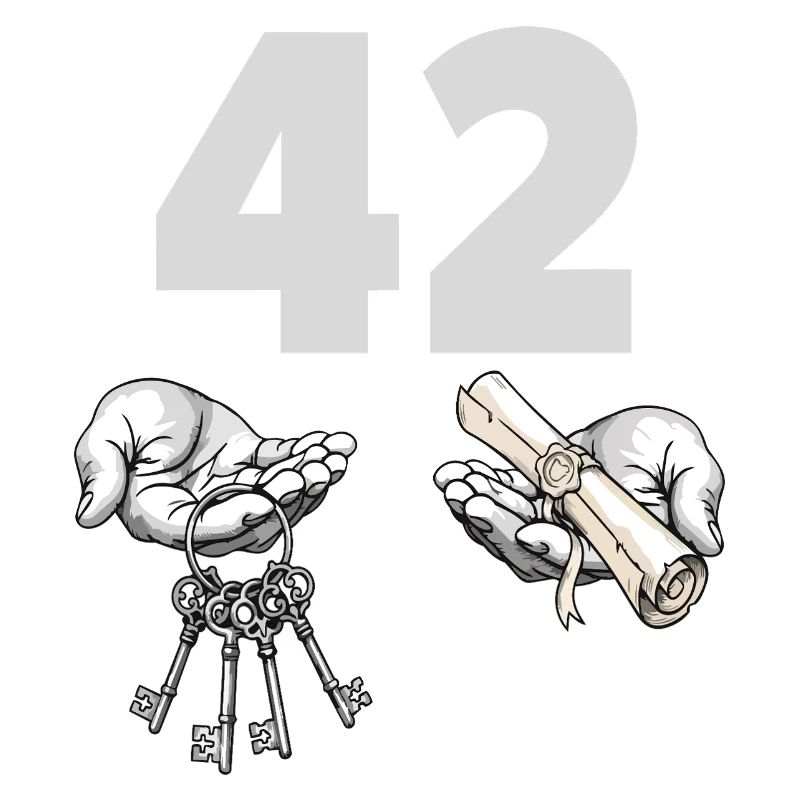 Forty-Two Keys and Scroll
