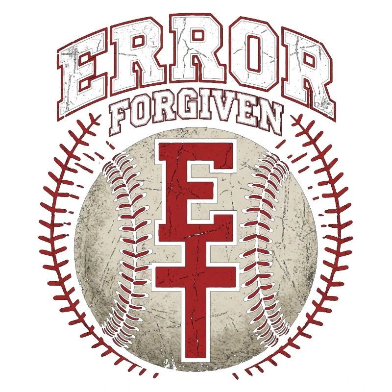Error Forgiven Christian Baseball Faith Jesus
