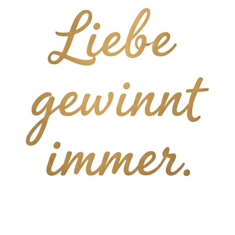 Liebe gewinnt immer Spruch Menschenrechte Pride