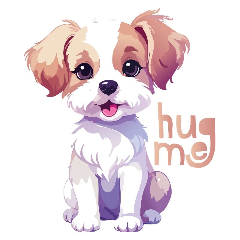 Chiot câlin à mon câlin
