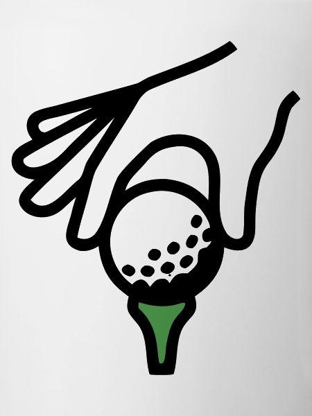 Golfball Abschlag Tee Golfsport Golfclub Golfer