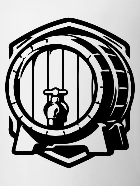 Bierfass Symbol Bier