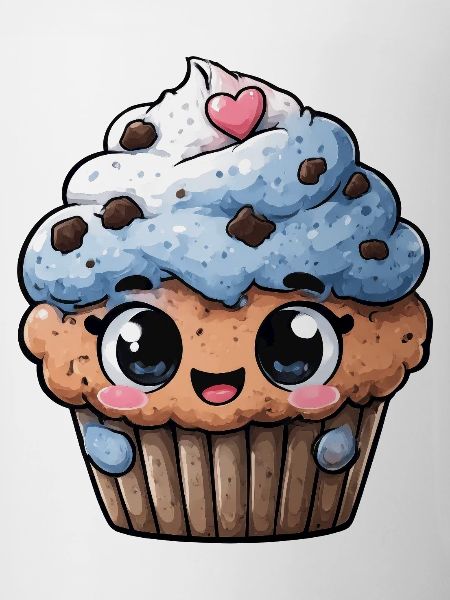 Kawaii Cupcake Herzglück