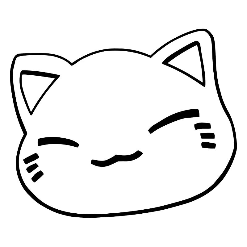 Nemuri Neko, sleeping cat, black