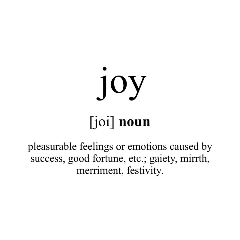 Joy (Freude) Definition Dictionary