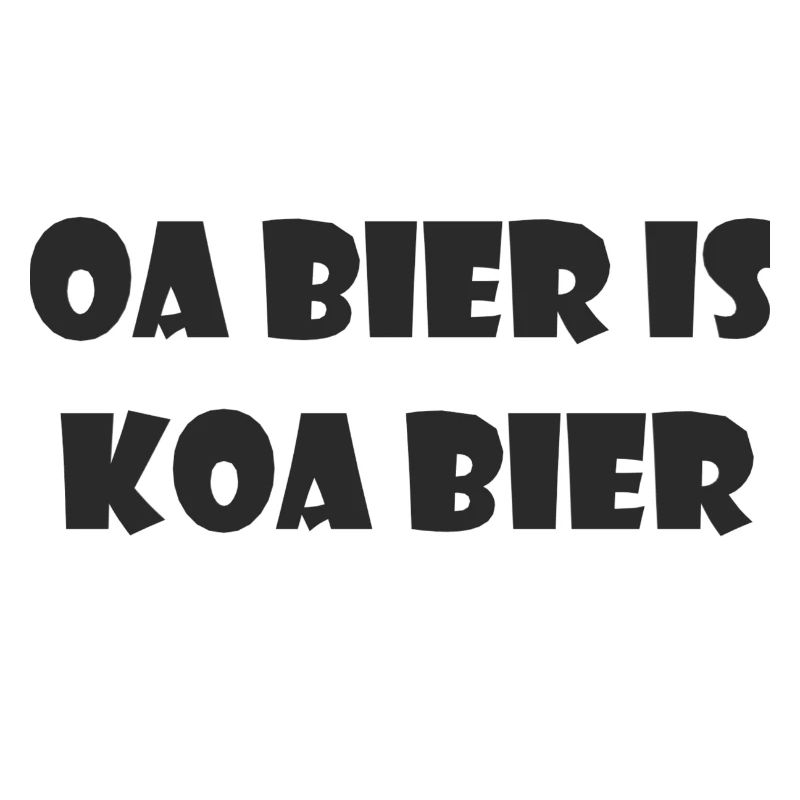 Cooler Bier Spruch