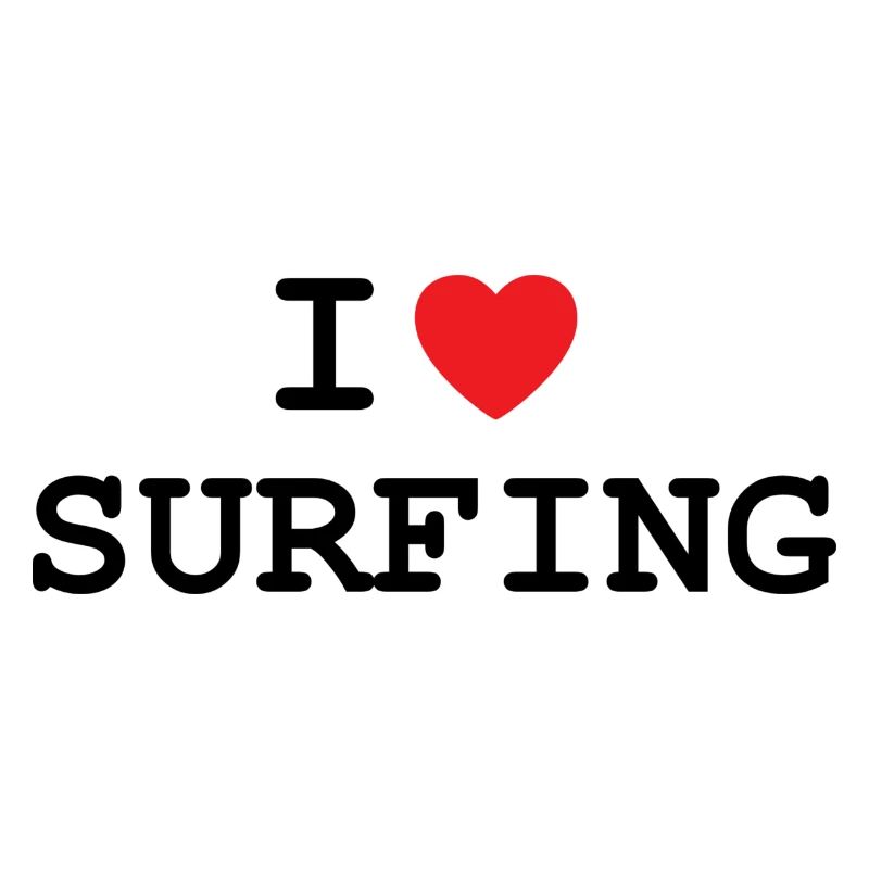 Ich liebe Surfing