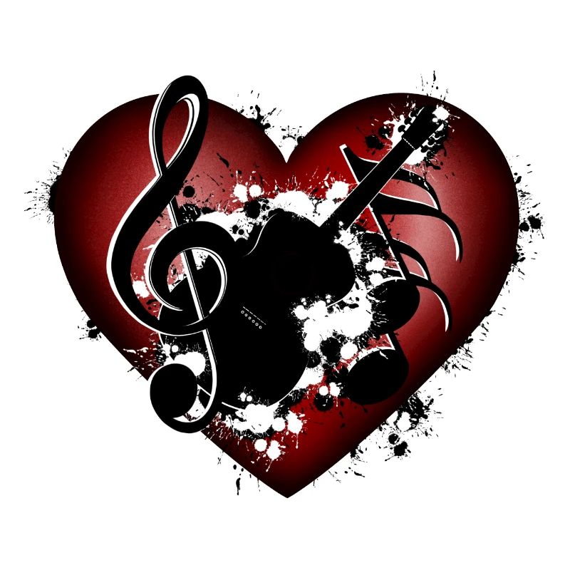 Herz Gitarre