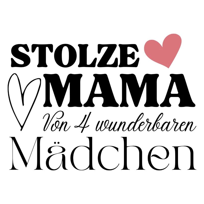 Stolze Mama von 4 wunderbaren Mädchen