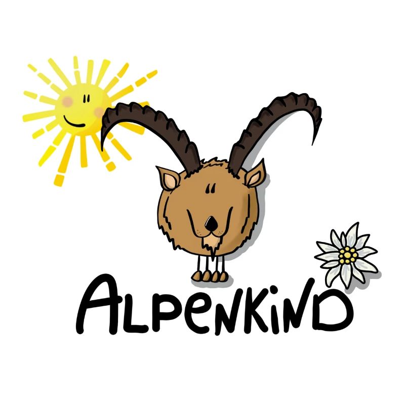 Alpenkind Steinbock