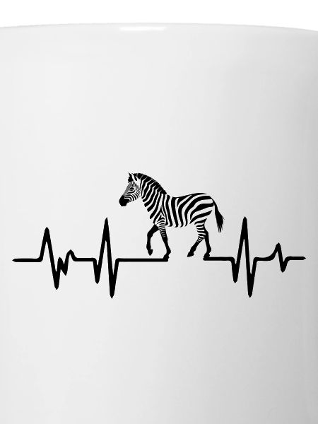 Zebra Heartbeat Pulse Heart
