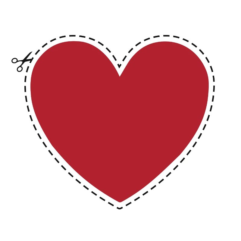 Coeur à découper