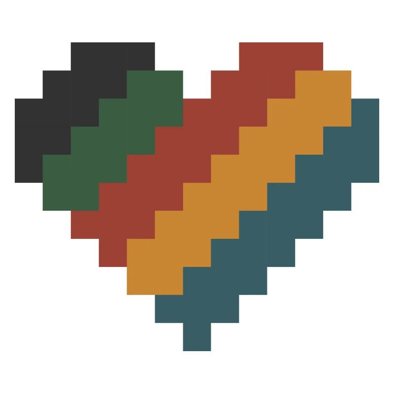 Retro Pixel Herz
