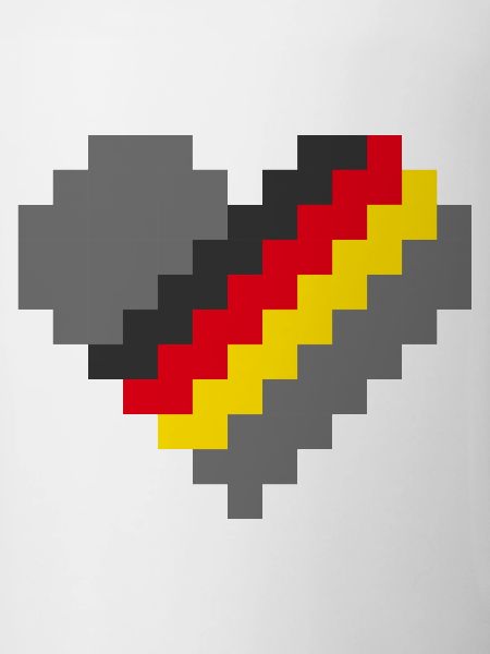 Allemagne Pixel Heart