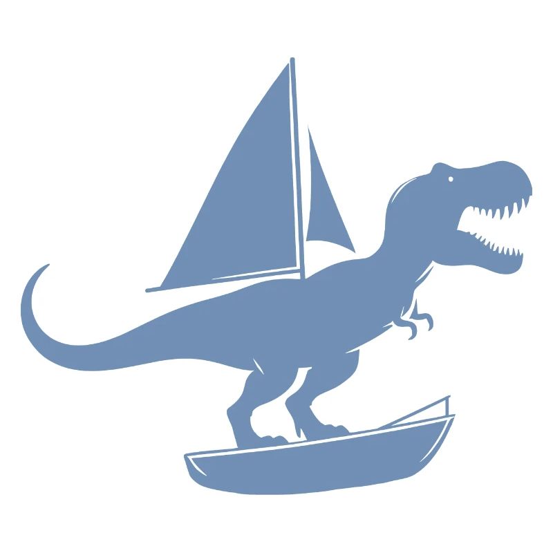 Minimalist dinghy with T-Rex summer