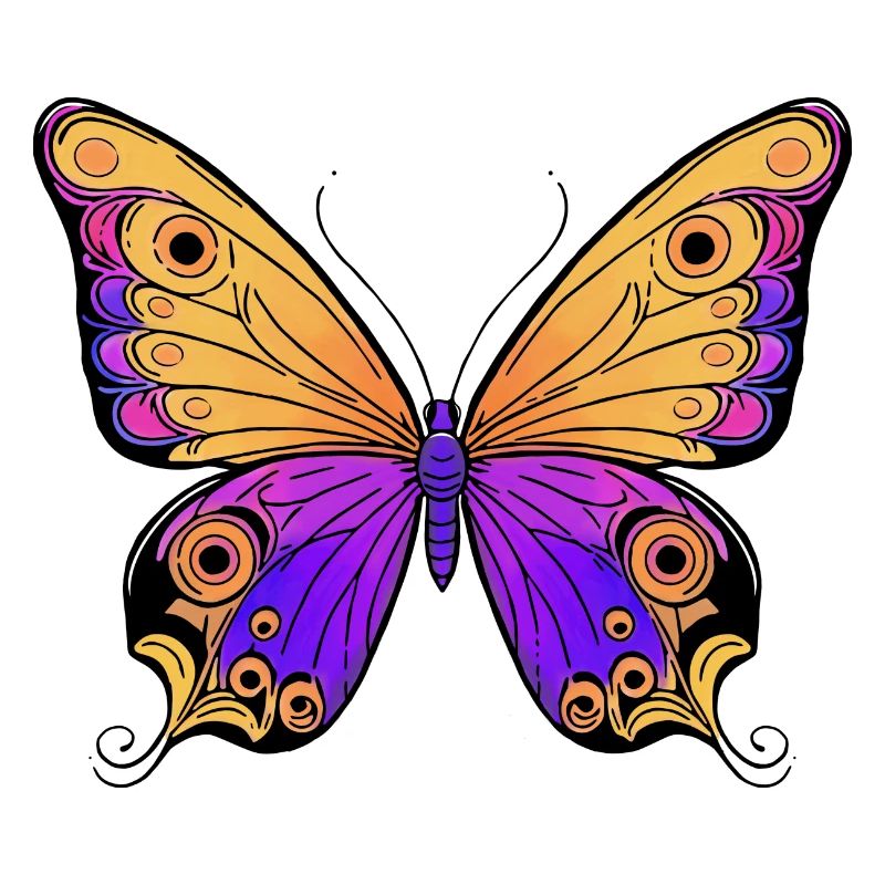 Papillon Multicolore