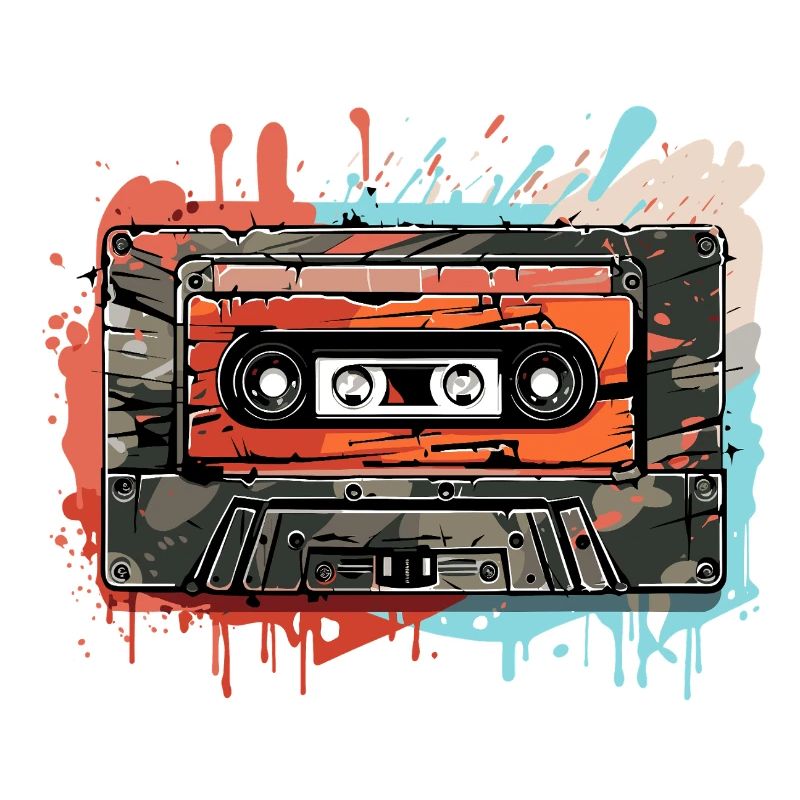 Cassette cassette rétro classique cassette