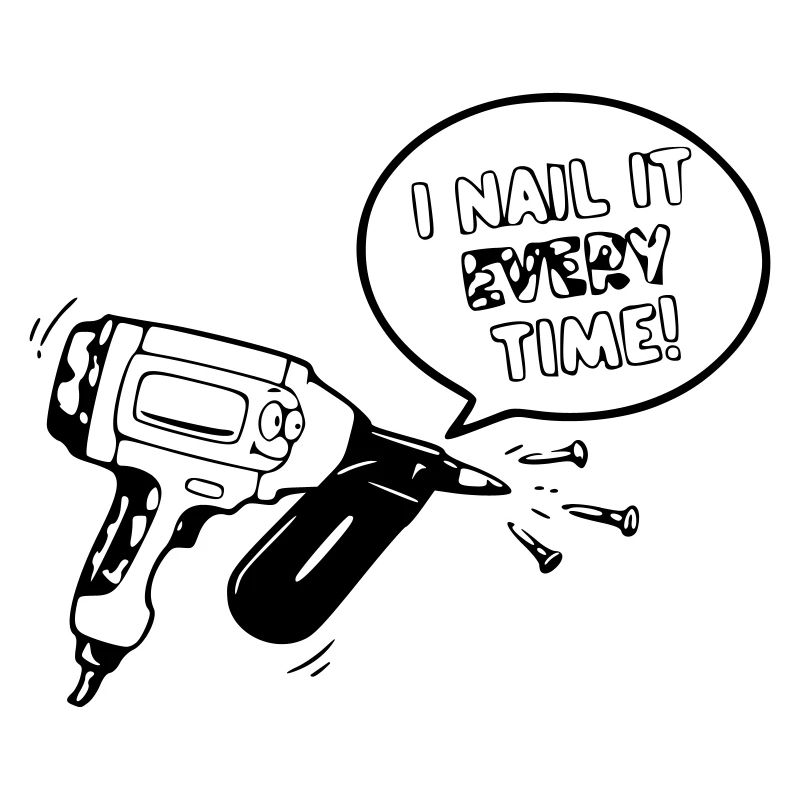 Humorous toy design with nail tool
