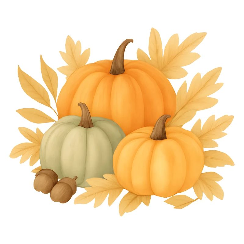 Autumn pumpkins