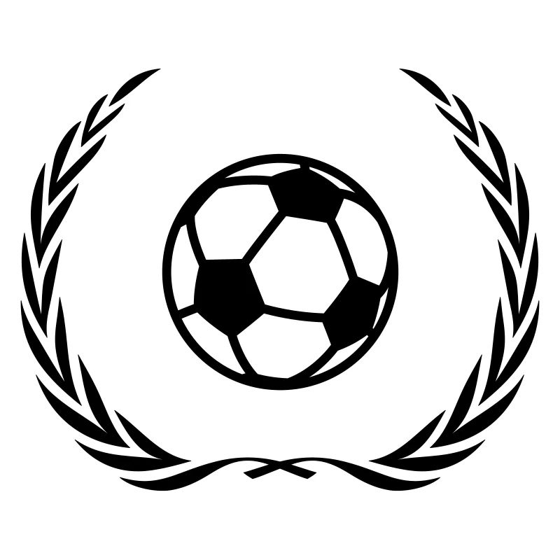 Fussball Symbol Kranz