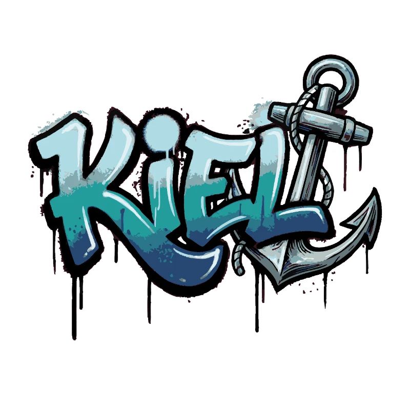 Kiel Graffiti Anker Schleswig-Holstein