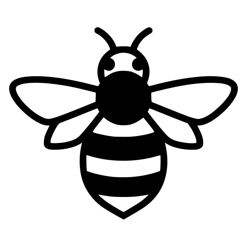 Bee Outline Drawing