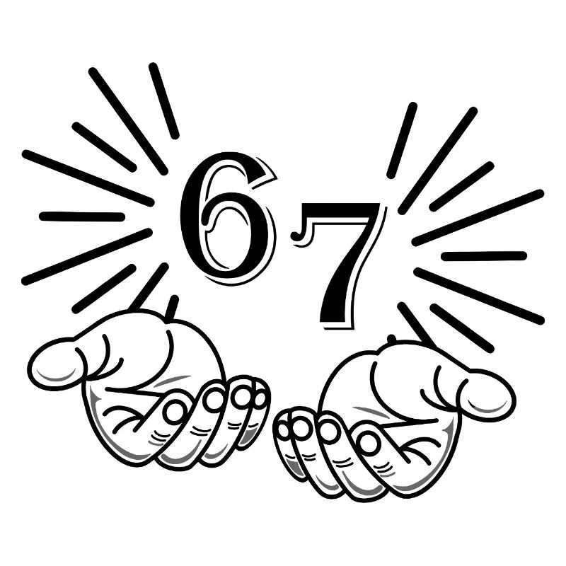 67 Meme Hände, Virales Statement Design