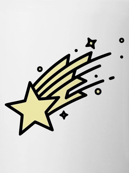  Sternschnuppe Komet Comic