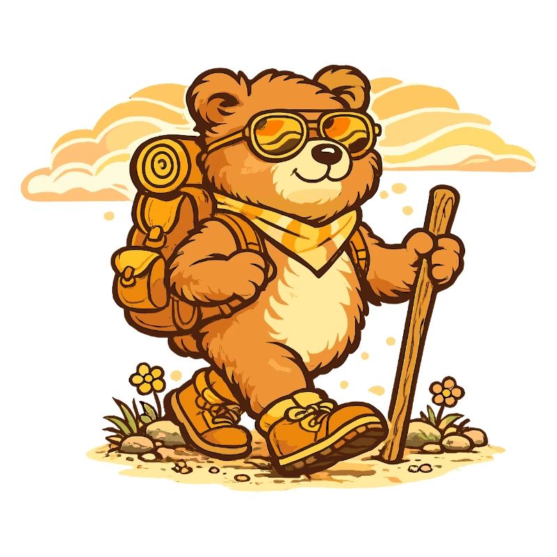 Wanderbär on a discovery tour