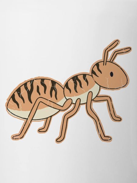 Stylized Tiger Ant Tiger Stripes