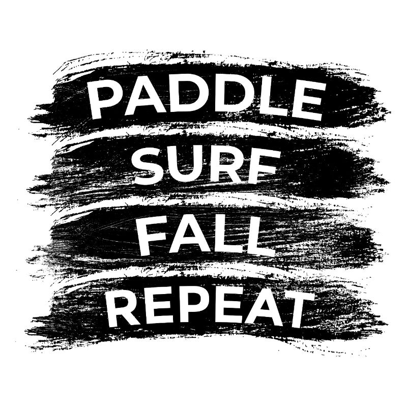 Répétition de la chute en paddle surf