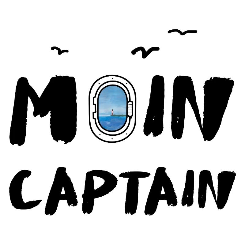 Moin Captain Meer Möwe See Reise Seefahrt