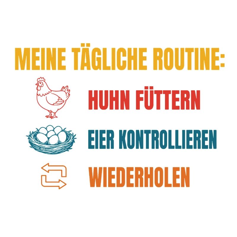 Meine tägliche Huhn-Routine