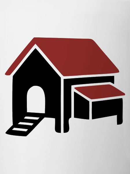 Chicken coop farm icon