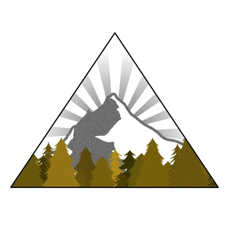 Wald Mountain Forest Sun