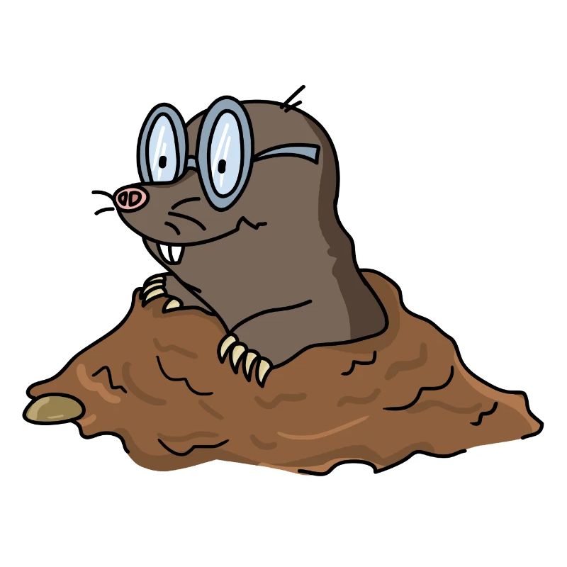 Drôle Cool Mole