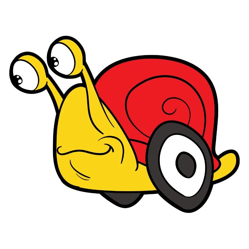 Funny Cute Cool Snail Snail Shell