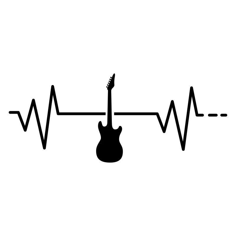 Heartbeat - guitar, electric guitar, pulse, frequency